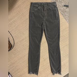 Mother High Waisted Corduroy Jeans